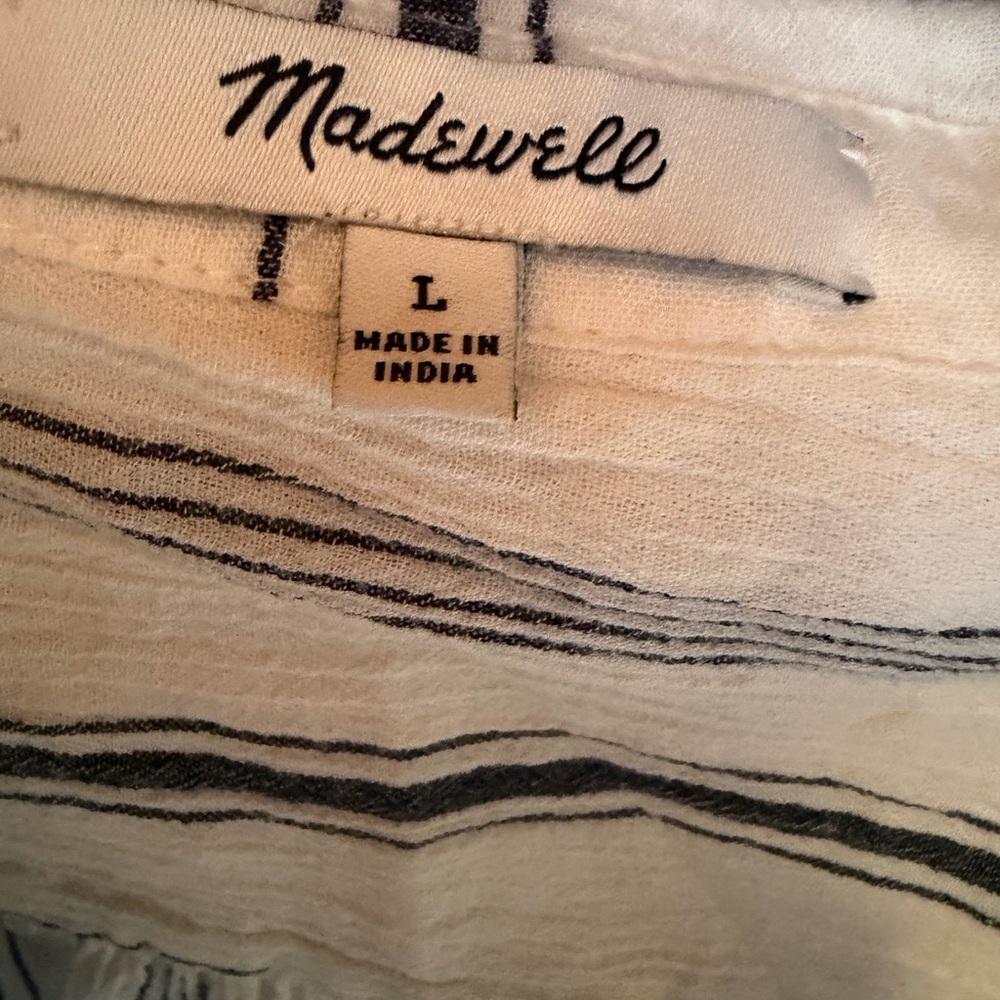 Madewell cotton gauze shirt